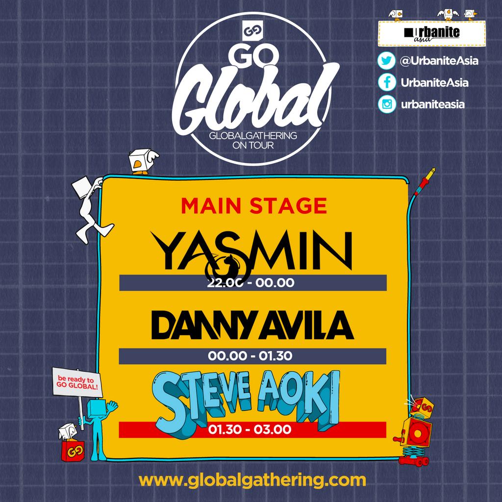 UrbaniteAsia's tweet photo. And this is the schedule at #GoGlobalJKT Main Stage http://t.co/EYkihSuxQN