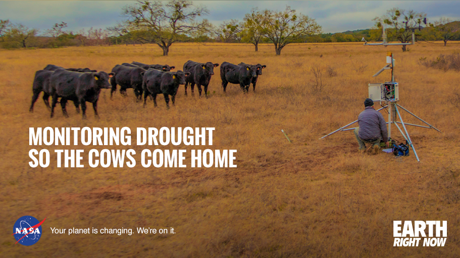 NASA's tweet photo. .@NASASMAP &amp; Texas Soil Observation Network are working to improve water data: http://t.co/QrztMMuatY #EarthRightNow http://t.co/49pwWmFA09