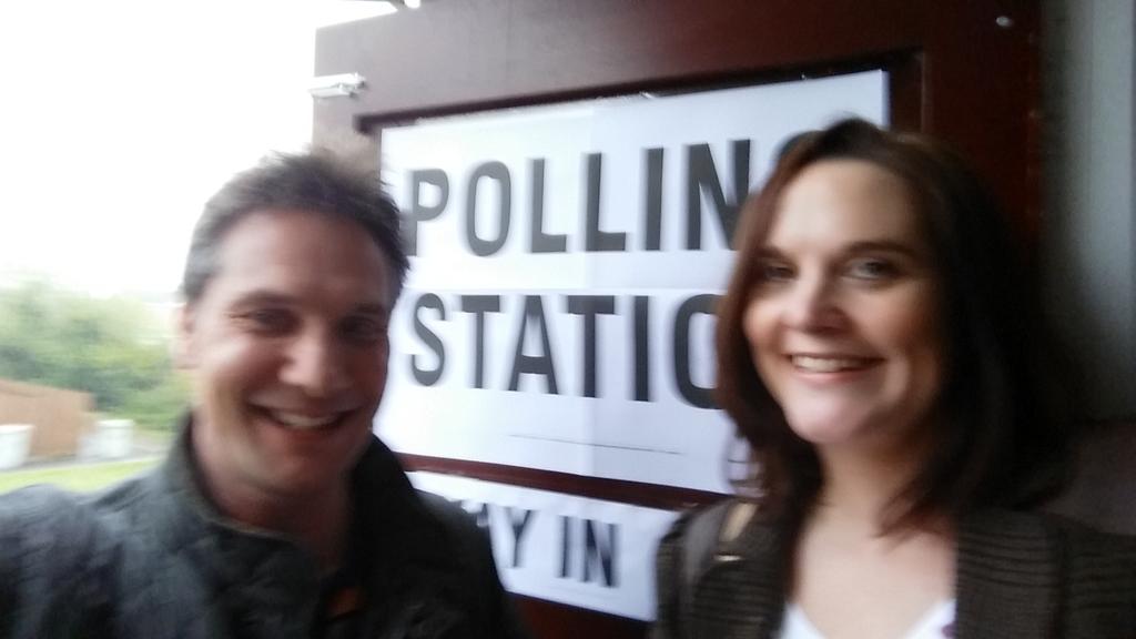 MsMAC21's tweet image. Off to vote with my husband @RandMLibDems
