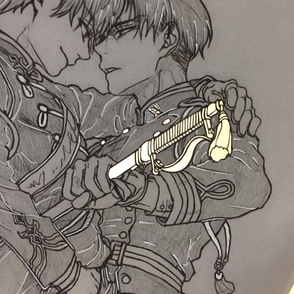切り絵 原画:千暁様 @0i0i0i0i0i0i0 】今日はここまで (*≧∀≦)