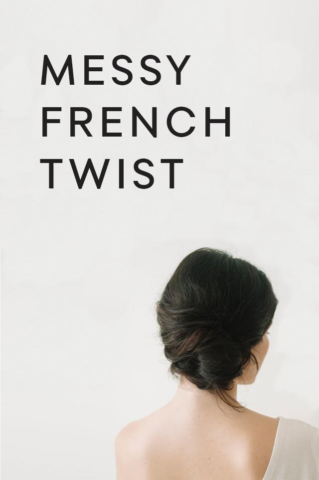 Oncewed On Twitter Messy Side French Twist Tutorial From