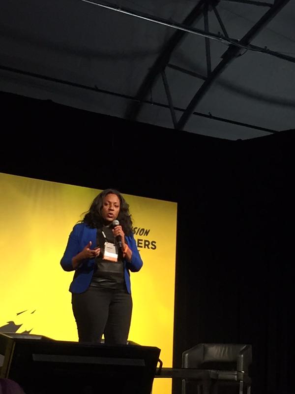 .<a href="/catpoetry/">Cat Posey</a> speaks on #WomenInTech at #collisionconf. Highlights: buff.ly/1AHN16l
Photo: <a href="/taniamagenta/">tania ▲</a>