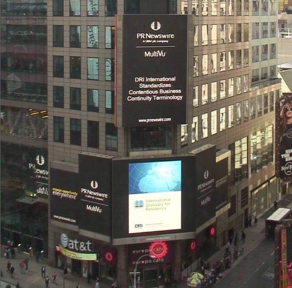 DRI_Intl's tweet photo. #TBT a 2014 #DRImilestone: announcing the Glossary for Resiliency in Times Square! Download at http://t.co/2Iy07F9DpG http://t.co/KnxKcp7OSc