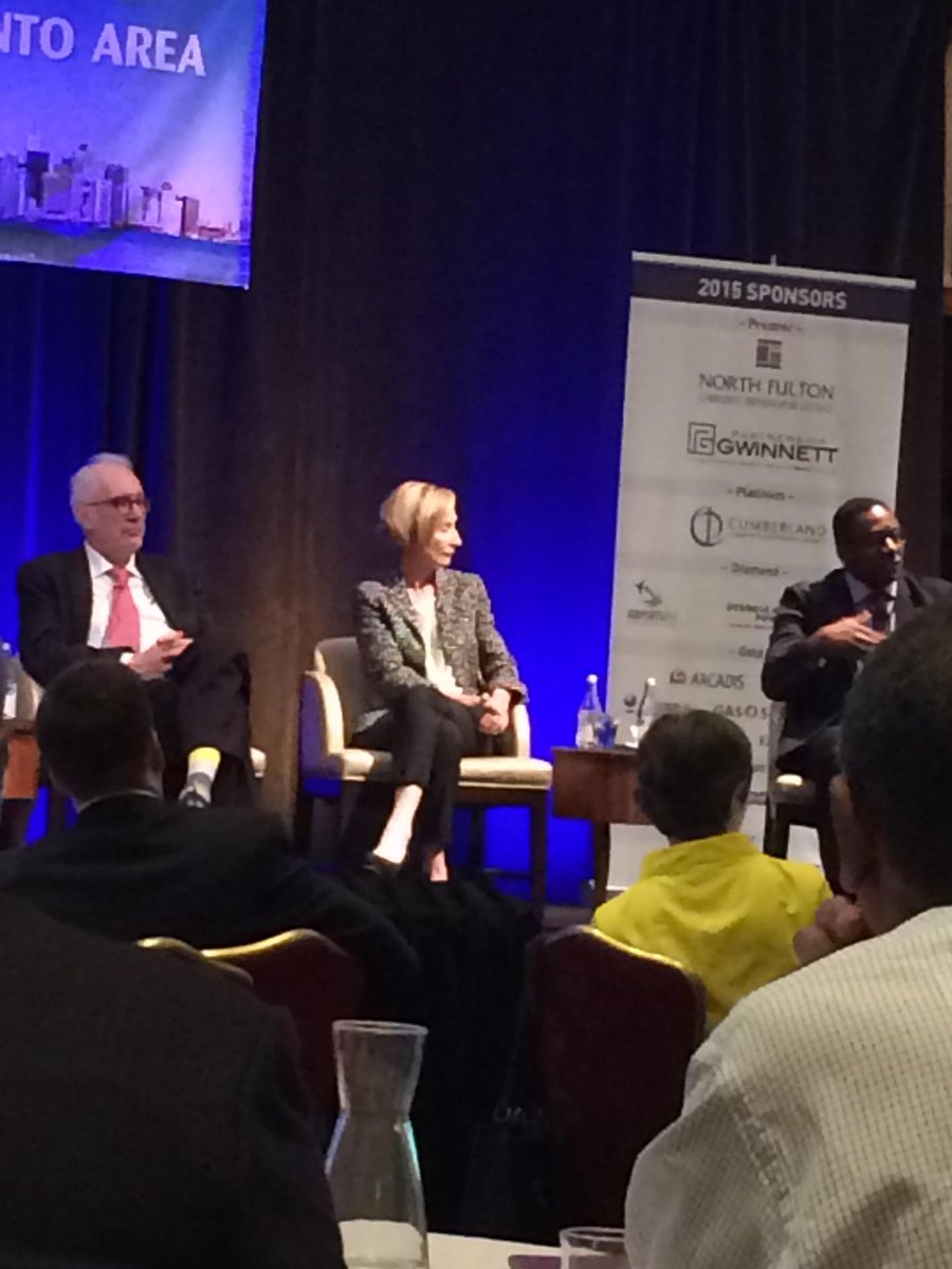 Session on economic growth focuses on plans, collaboration, asset identification, relationships #atllink