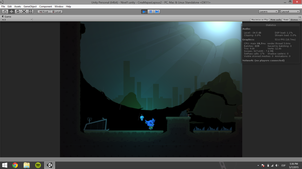 FractalFunGames's tweet photo. Probando luces y añadido al robot ayudante cuyo nombre no está claro todavía. Alguna sugerencia? http://t.co/A57ACrwrHv