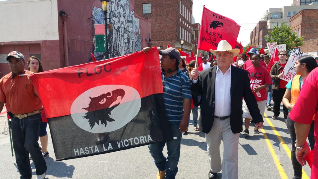 NCStateAFLCIO's tweet image. Hasta la Victoria! @SupportFLOC @RAI_News @AFLCIO @WorkingAmerica #1u #wsnc