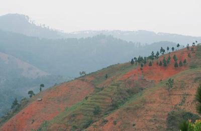 Neuteup gunung nu gundul, ningali pasir nu bulistir, pilemburan nu leungit asri, muga teu leungit jati diri ~