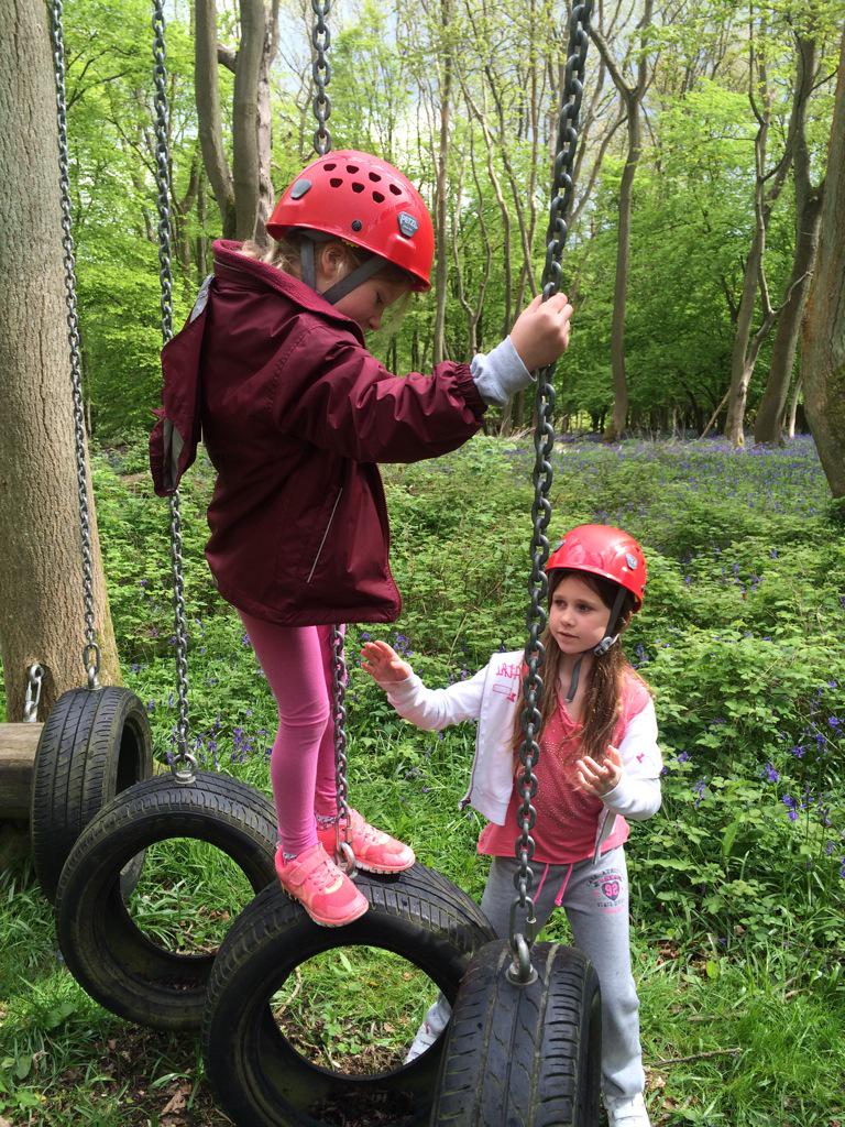 yr4res15's tweet photo. Low ropes in action! #cirquedesoleileatyourheartout http://t.co/fStnalgj12