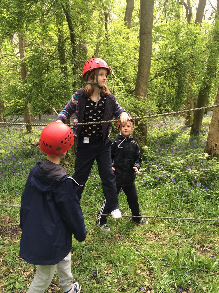 yr4res15's tweet photo. Low ropes in action! #cirquedesoleileatyourheartout http://t.co/fStnalgj12