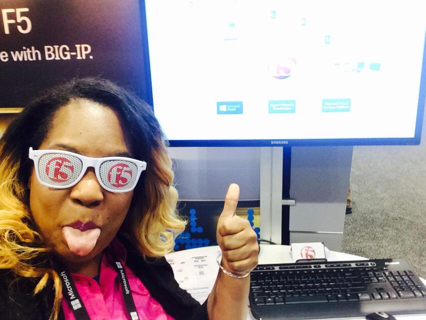 flowerpowahgirl's tweet photo. #f5selfie 
@F5Networks experience what's ahead #MSI2015 http://t.co/7Bhx7AIiEl