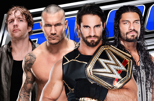 WWE's tweet photo. The #WWEPayback #Fatal4Way contract signing happens TONIGHT on #SmackDown at 8/7c on @syfy! http://t.co/eq1updEJUv http://t.co/53Ehhg6lYF