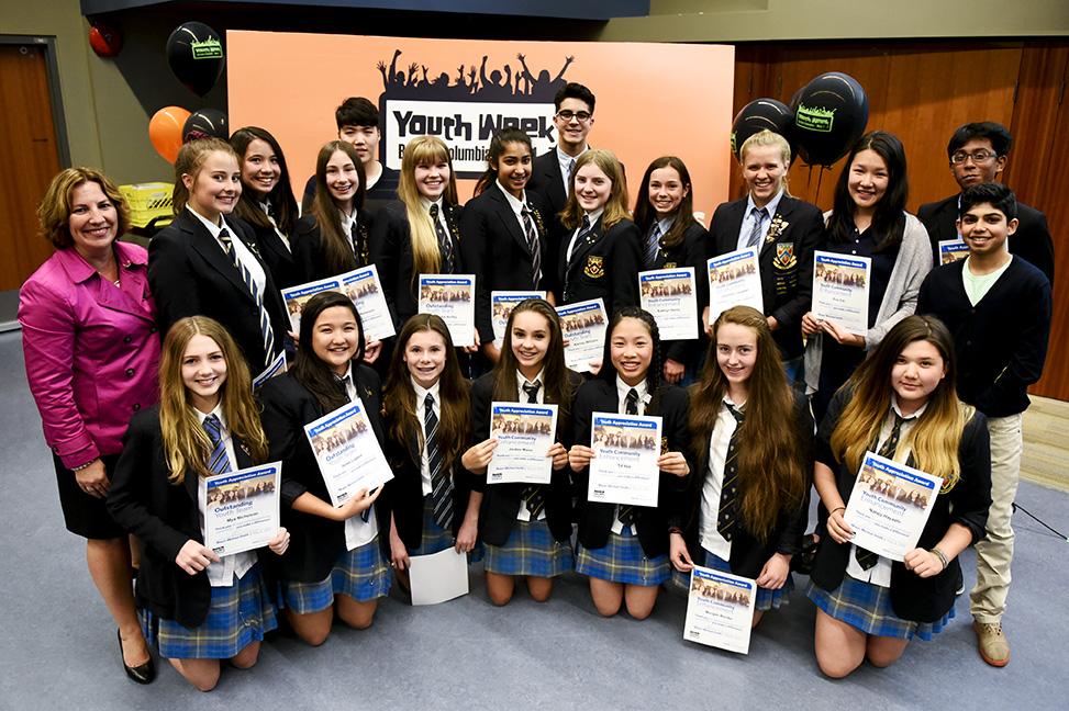 CollingwoodCavs's tweet photo. Congrats to our @WestVanDistrict Youth Appreciation Award recipients! #cwservice http://t.co/BAkmX3pvT0