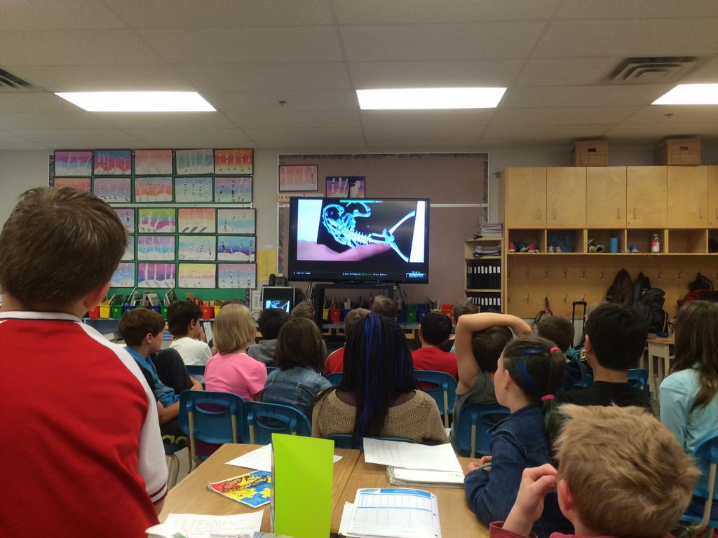MerleRoss51's tweet photo. Gr 5s Casorso @ Dinosaur presentation in Colorado along with classes from Maine and Chicago. http://t.co/1M8sATZzAW