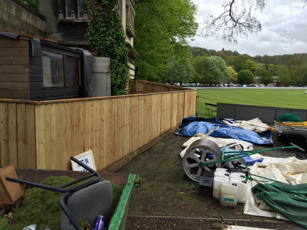IPCFencing's tweet image. Just another small 20 metre fence done by the @IPCFencing .. all work completed for @bathcricket !!