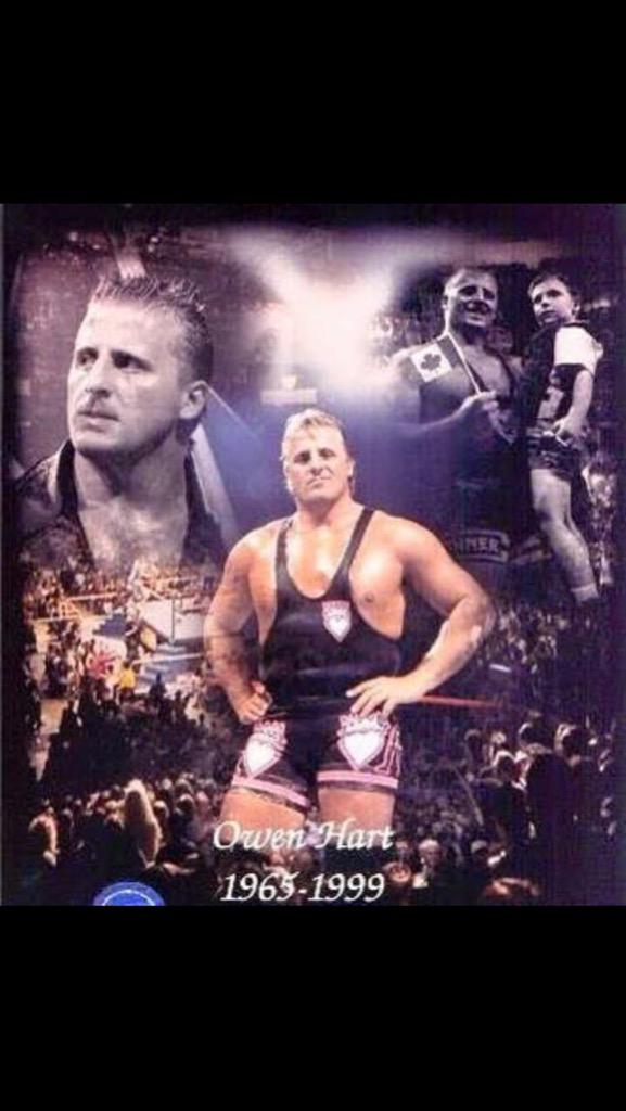   Happy birthday to one of the greatest wrestling legends Owen Hart would have been 50 RIP 
