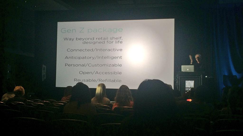 MOO's tweet photo. Creating #packaging for Generation Z. #HOWLive #MOOatHOW http://t.co/3iDDkxVAsc