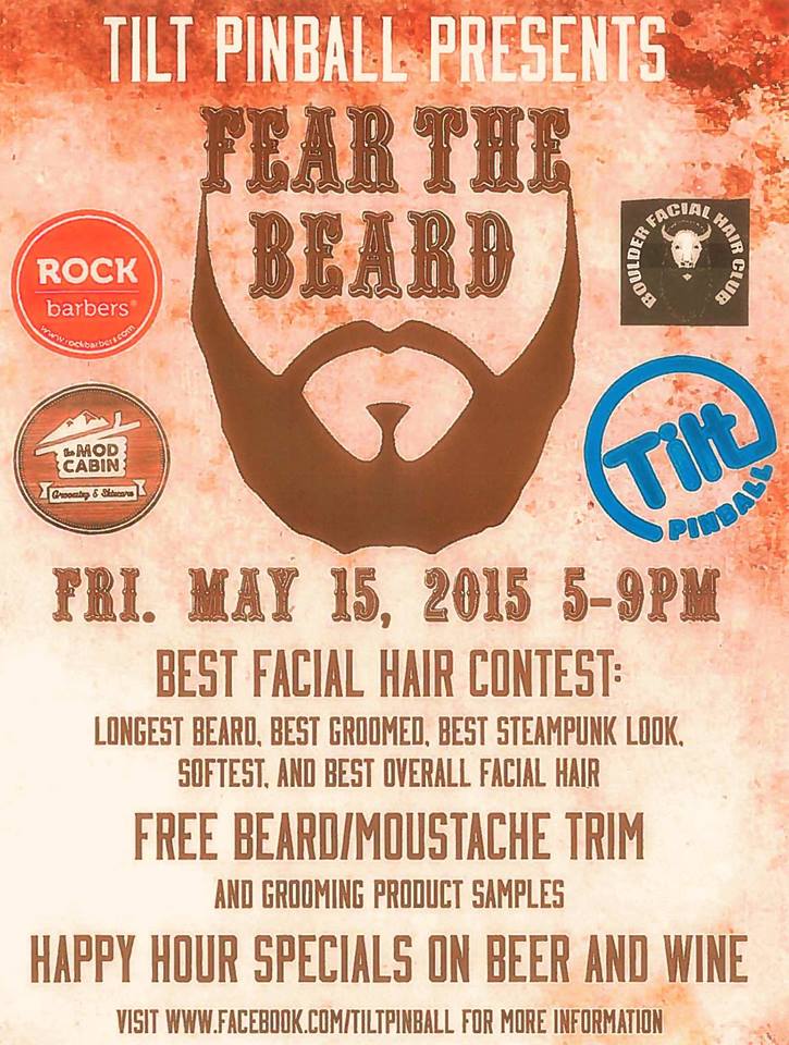 TheModCabin's tweet photo. #Beard trims from @RockBarbers &amp; free #beardbalm from @TheModCabin at @TiltPinballCO in #LouisvilleCO #FEARTHEBEARD http://t.co/DybmKZGDEK