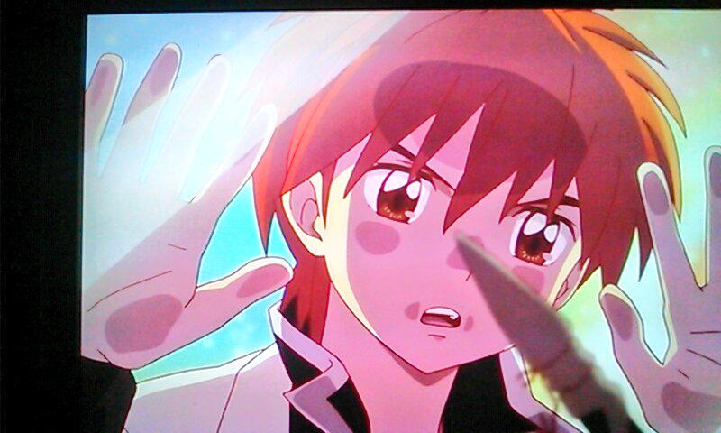 ぺーたろ 境界のrinne第5話の再放送 りんねくんの死神のカマと十文字くんの聖書 バイブル コーナークラッシュが見れてよかった 境界のrinne 第５話 総合テレビ Http T Co 5saehdhaqv