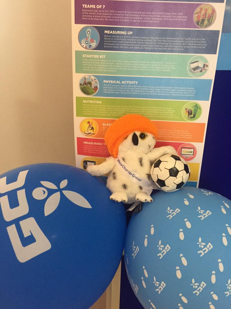 NoraTheOwl's tweet photo. Our Nora's ready for the Global Corporate Challenge #Gettheworldmoving @NewCharterGroup @GCChealthyppl http://t.co/LKPwQCULDS