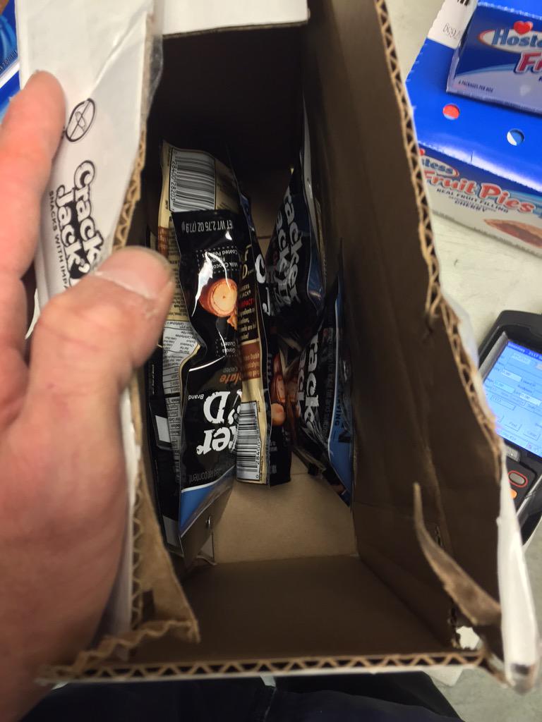 Hey <a href="/Fritolay/">Frito-Lay</a> think you can be anymore wasteful. This box is way to big for 6 bags. #saveatree