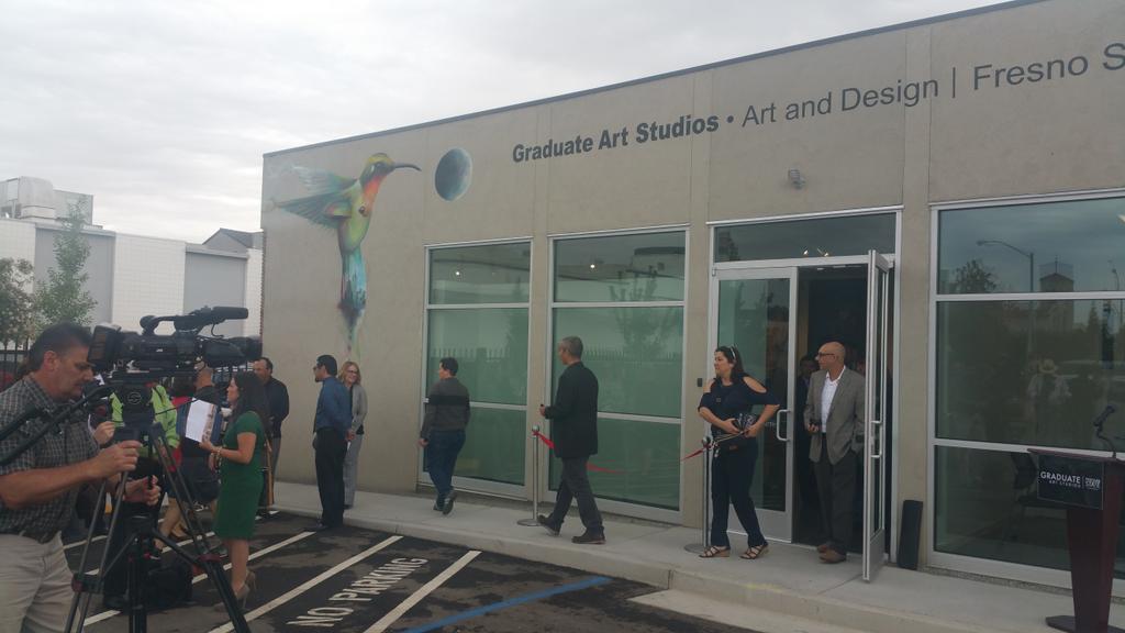 New Graduate Art Studios on M Street <a href="/Fresno_State/">Fresno State</a> partnership with <a href="/gvhomes/">Granville Homes</a> <a href="/KMJNOW/">KMJ NOW</a> and others