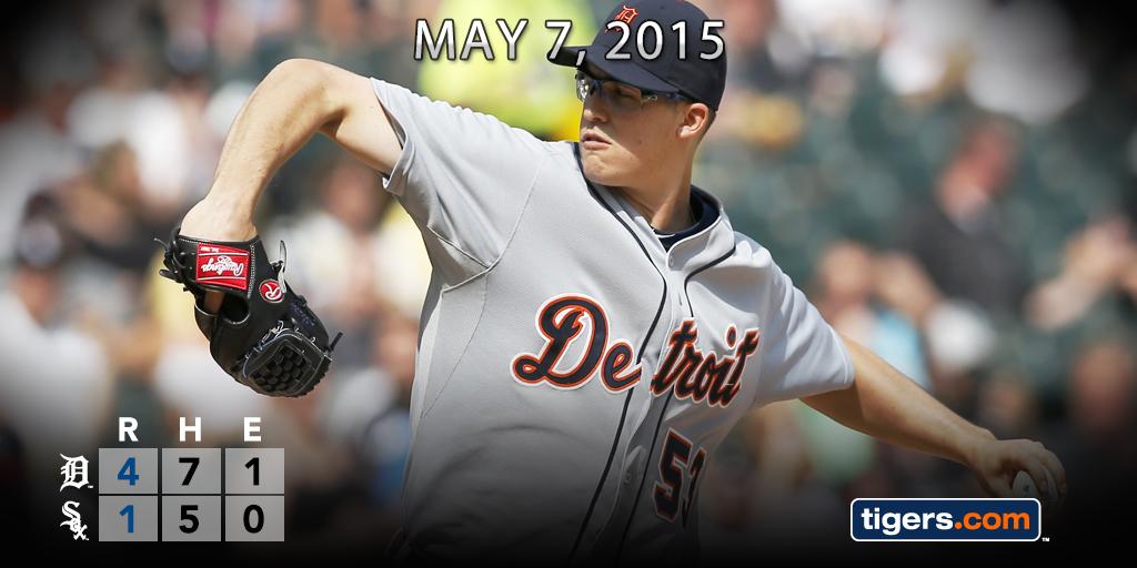 tigers's tweet photo. RECAP: @LobsteinKyle pitches the #Tigers to victory over White Sox. http://t.co/dIFLkZsGS6 http://t.co/b1jgiz7kEN