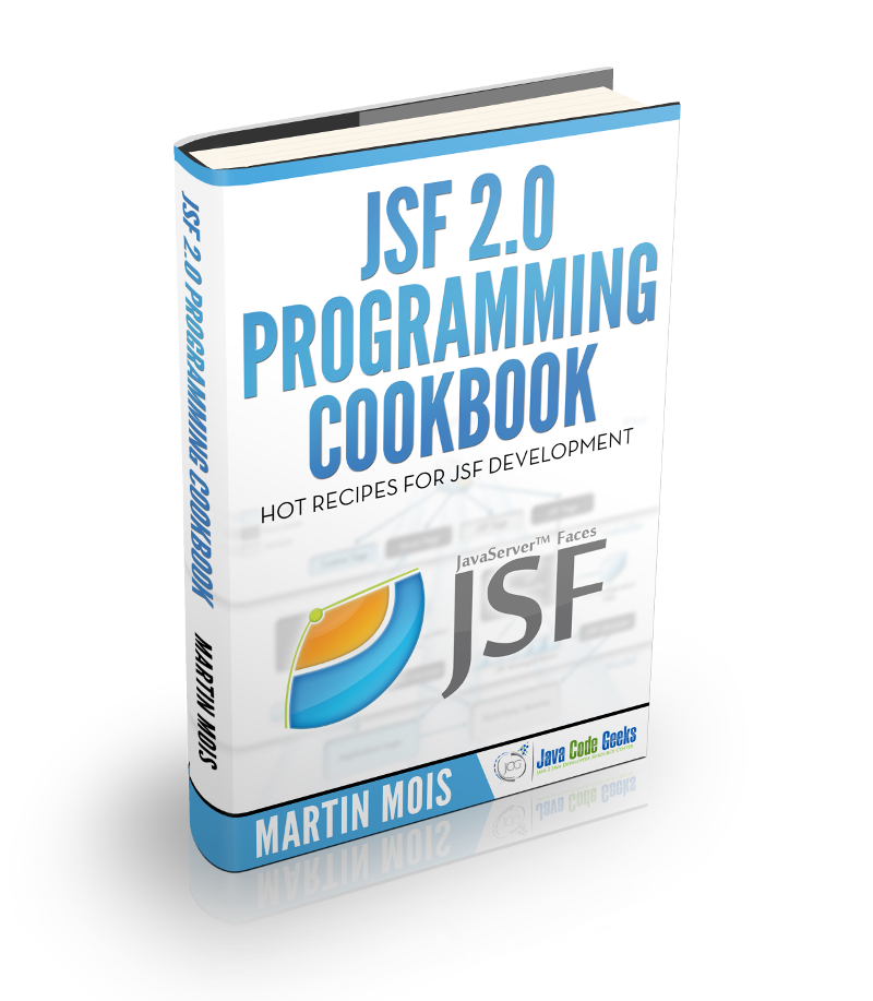 javacodegeeks's tweet photo. #Java Code Geeks give away FREE copies of their #JSF 2.0 #Programming Cookbook! Share! http://t.co/mlGI7SHeRj http://t.co/lqoWOS3qnw
