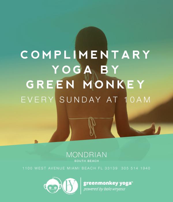 GorillasR's tweet photo. Sunday Rituals: Complimentary #Yoga @greenmonkeyyoga followed by Healthy Bkfst @LaSavinaMiami #MiamiBeach http://t.co/DmOvtAqgv0