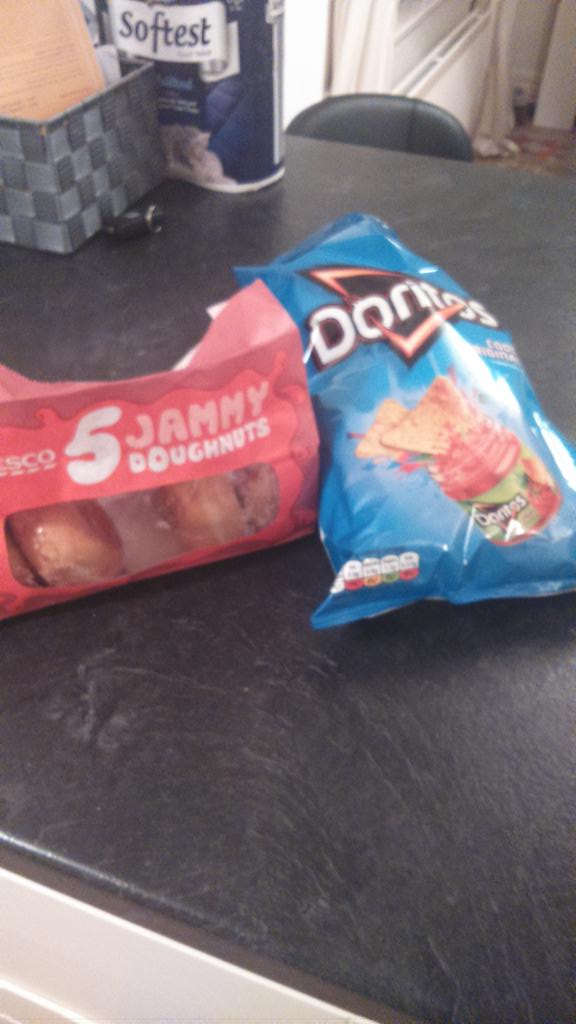 OriginalAlexDon's tweet photo. Comfort eating to deal with these exit polls #ByeByeSummerBod http://t.co/F2LyL8gtud