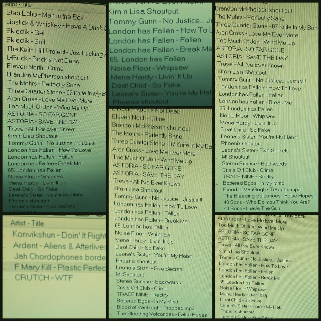 PCamerah's tweet photo. Playlist for 5/7/2015. Thanks to Mike of CDC Entertainment for joining me! @MaxInkRadio @cdcentertain http://t.co/qA6qwtAAOS