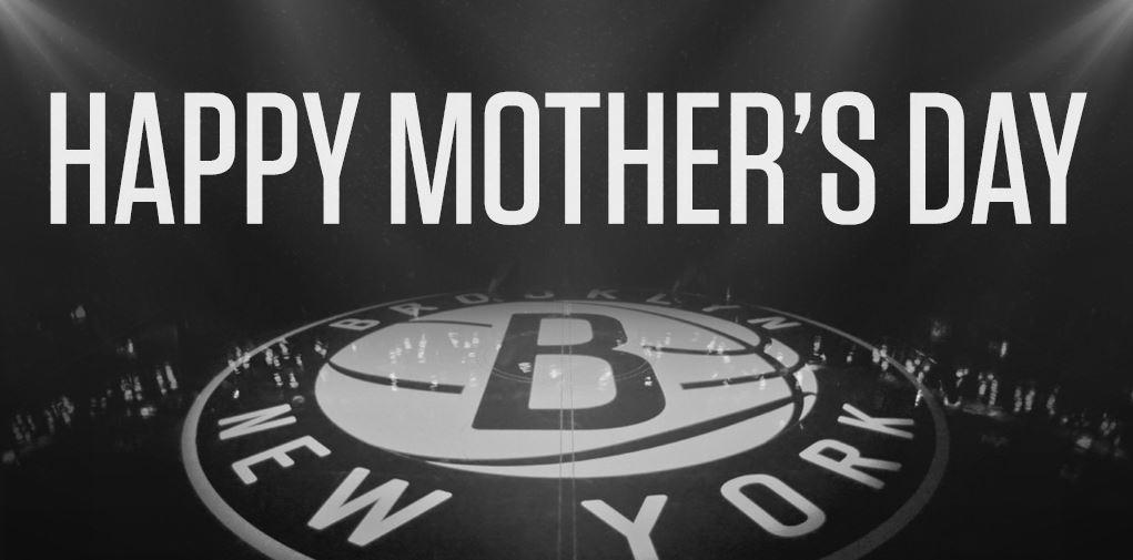 BrooklynNets's tweet photo. Happy Mother's Day from our #Brooklyn family to yours! Have you shared a great #Nets moment with Mom? Let us know. http://t.co/b6c76M8Gvi