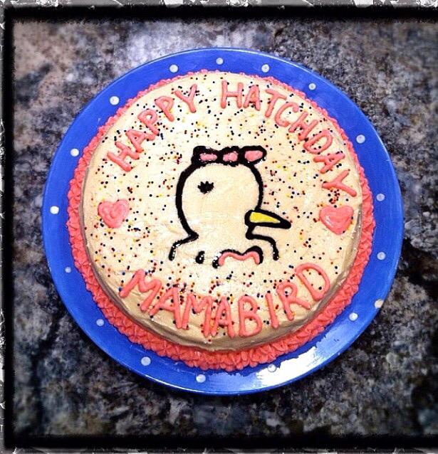 MeepingJunco's tweet photo. Peep what my beautiful little hatchling J2 made me for my Hatchday! She made it all by wing and all by herbird. #L💗VE http://t.co/eSw9vXXMSy