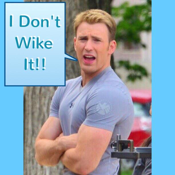 leadoffoxes's tweet photo. @ChrisEvans "I don't Wike it" @LBelleNyC http://t.co/pneI9CqTCO