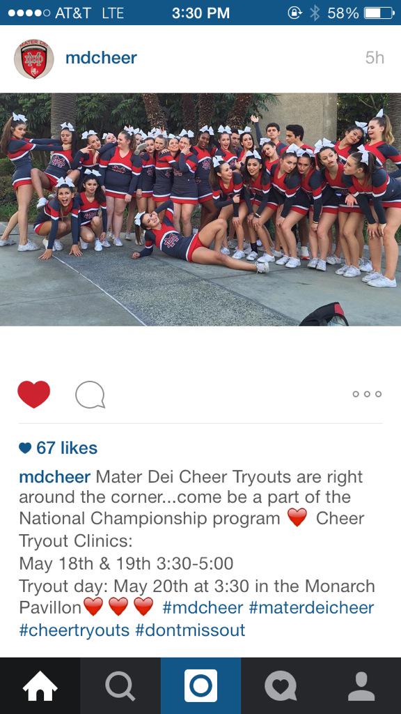 md_cheer's tweet photo. MD Cheer Tryouts coming up! ❤️ http://t.co/aTtGgkXLe2
