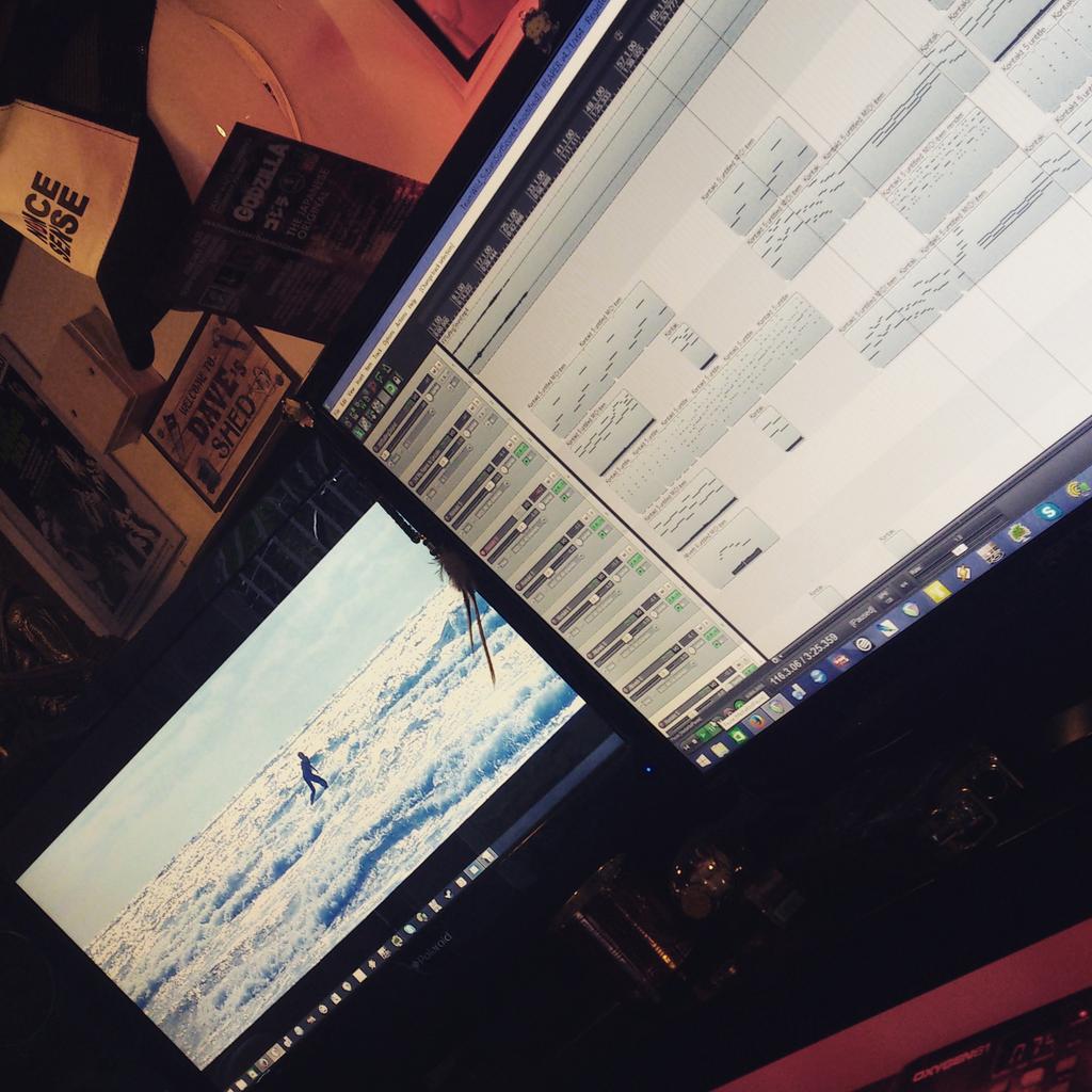 Late night scoring session ahead with the New #XVADVENTURE Video for <a href="/subaruuk/">Subaru UK</a>