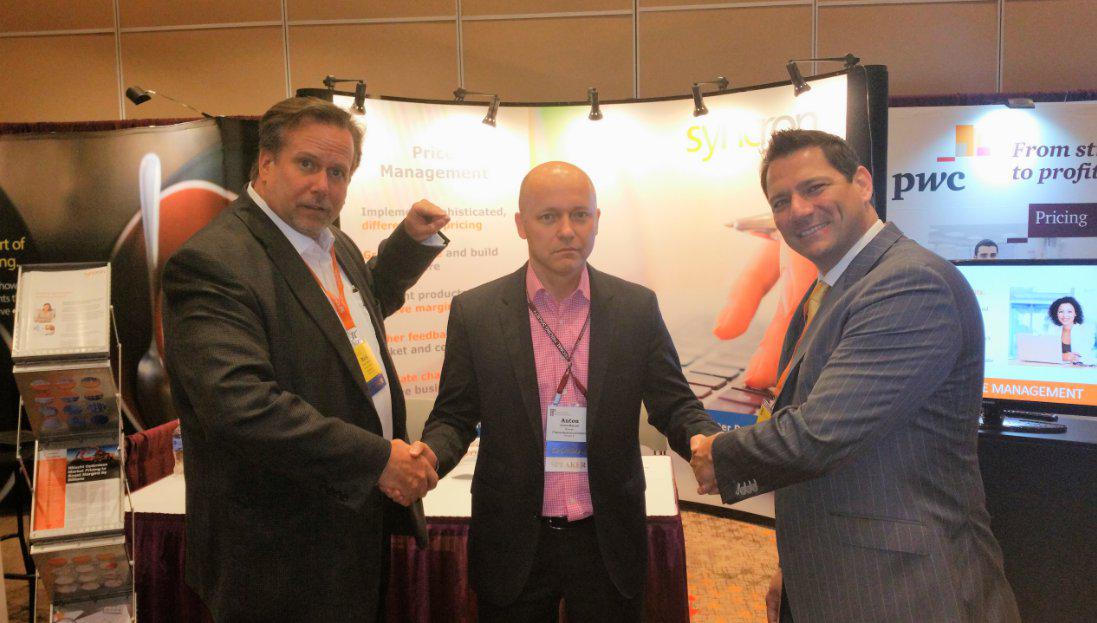 SyncronSCM's tweet photo. .@SyncronSCM and @PwC_LLP at the @PricingSociety conference! Stop by Booth 13! #PPSDALLAS http://t.co/hZvlF4MAyA