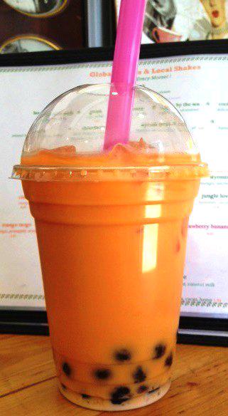 globalcrepes's tweet photo. Thai Bubble (Boba) Tea @globalcrepes &amp; Local Shakes Delicious tapioca boba! #bobatea #bubbletea #thaitea #southphilly http://t.co/5EPOCnyBqp