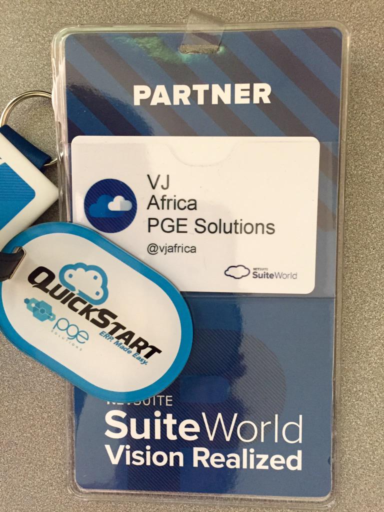 VJAfrica's tweet photo. Best #NetSuite #NSW15 ! Tnx for having us @NetSuiteAPAC ! @PGESolutions #QuickStart #ERPMadeEasy #5Star #Cloud #ERP http://t.co/ywJxdS2YM1