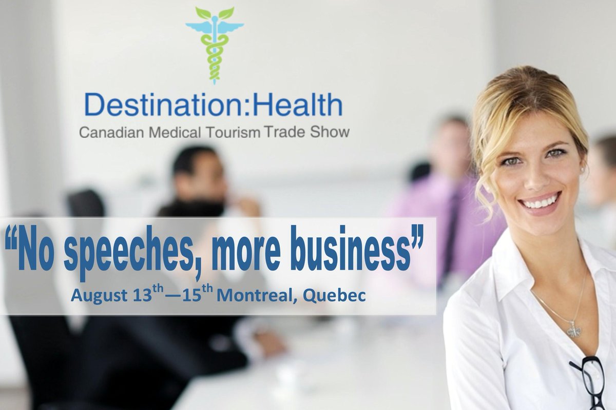 Destinationhth's tweet photo. Showcase your brand in this one of a kind event! #Montrealevents #medicaltourism #tradeshow http://t.co/hnwcOgiLd2 http://t.co/c1zxFyoj8u