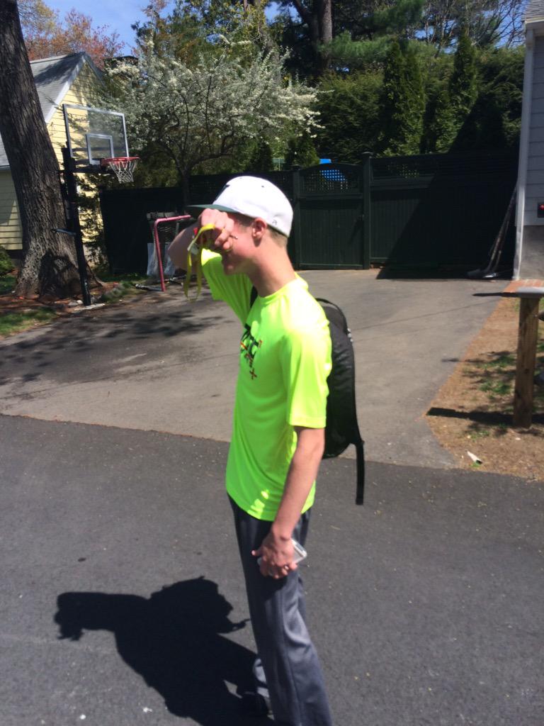 WHSSRassassins's tweet photo. Lenny redeems himself after last round by shooting Shane http://t.co/CqmDiET0g2