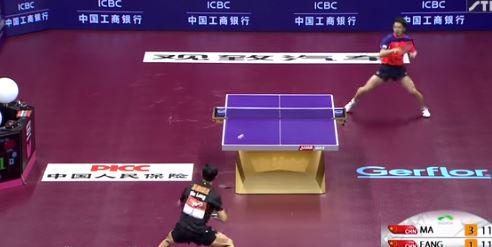 espn's tweet photo. This 26-shot rally at the Table Tennis World Championships is absolutely insane. WATCH: http://t.co/yj1T6ijZAW http://t.co/Lc7isIJawB