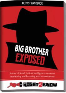 r2kcampaign's tweet photo. #BigBrotherExposed - who's spying on SA's activists? Download report http://t.co/mc7JzhbMJq or http://t.co/XbtOuzFXel http://t.co/U45eiotOcN