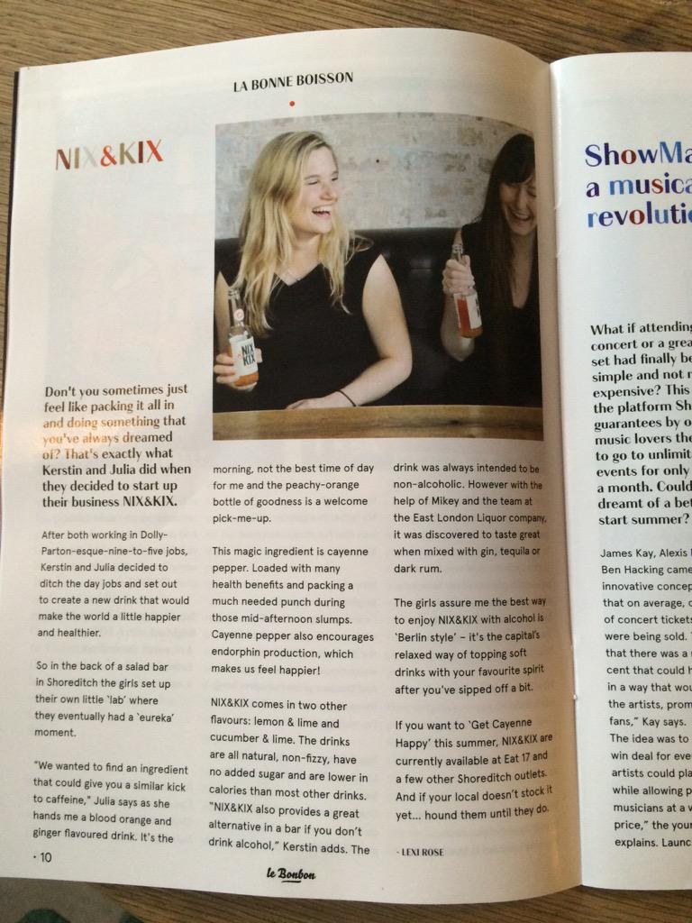 Our friends <a href="/NixandKix/">Nix & Kix Drinks</a> in @LeBonbon_London &amp; a nod to <a href="/rightbuttock/">Mikey</a> The best models aren't in the picture though?!