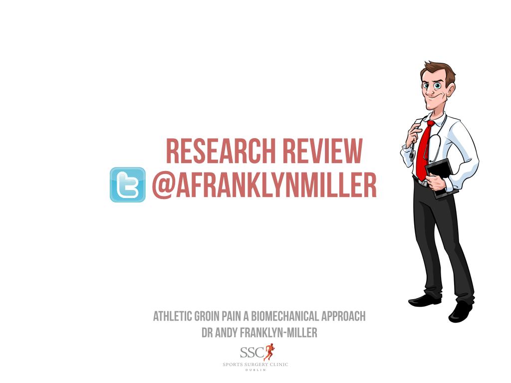 afranklynmiller's tweet image. 4 Papers each week summarised by email  drandyfranklynmiller.com/subscribe Sports Medicine,Rehab,Physio, Science #SFAIM2015