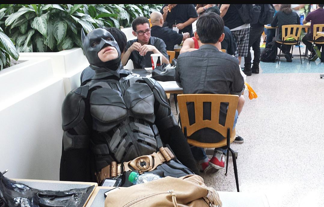 RauliMrd's tweet photo. Needing a break ! #msignite #MSignitefi #MSignite2015 #Batman http://t.co/QRIkYhUYKw