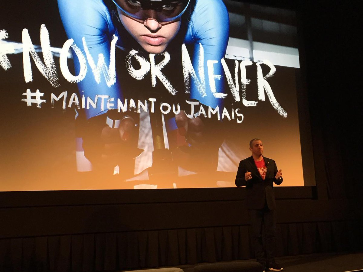 Watching <a href="/dkent1/">Derek Kent</a> rock #CMACreative with the #NowOrNever campaign.