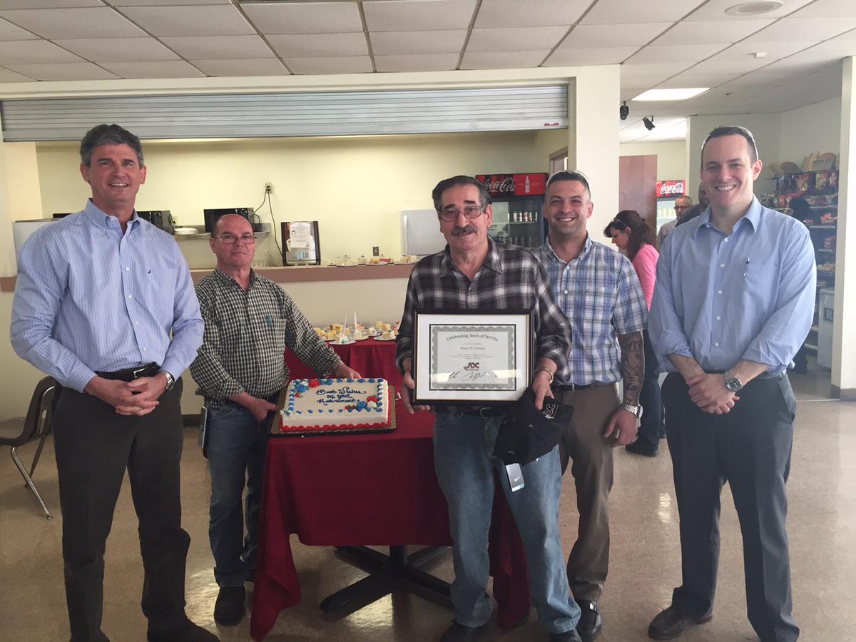ADCLaundry's tweet image. 36-1/2 Years of Service for Manny Pimentel. - Enjoy the well-earned retirement!