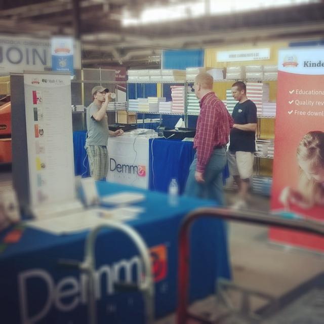 AnthonyMBarr's tweet image. Finished setup for the #chapconvention in a little less than three hours. @DemmeLearning @mathusee