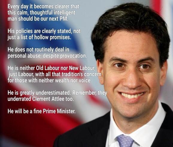 We have the chance of the best PM for DECADES! Get out & vote if you havn't #EM4PM! Vote #Labour