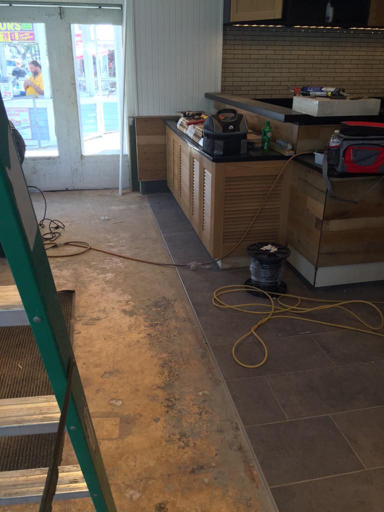 Sbux_KeyWest's tweet photo. Sneak peek at the New Starbucks Key west!!! We are almost there! #tobeapartner #newstore #keywest #starbucks http://t.co/KP0Z82XAqA